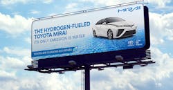 Toyota Mirai billboard Toyota Mirai billboard