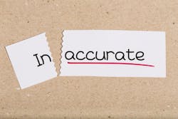 Inaccurate Inaccurate