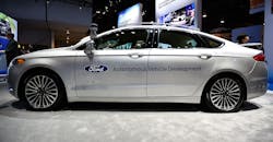 Ford Fusion hybrid autonomous development vehicle Ford Fusion hybrid autonomous development vehicle