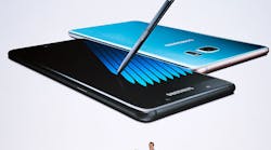 The Samsung Note 7 in happier times, before its 2016 recall. The phone has been refurbished and is being resold in South Korea.