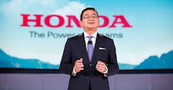 Honda President and CEO Takahiro Hachigo
