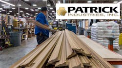 An image from the floor of Adorn, one of the many companies purchased by Patrick Industries. An image from the floor of Adorn, one of the many companies purchased by Patrick Industries.