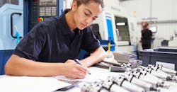 woman engineer in factory woman engineer in factory