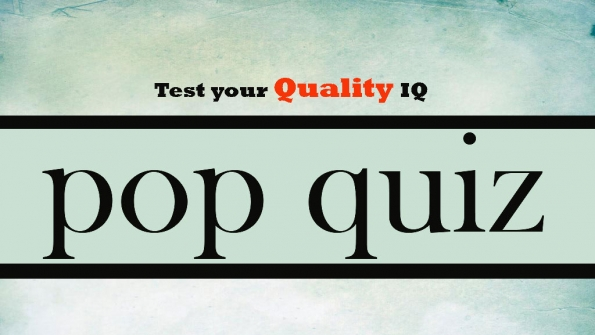 Quality Pop Quiz graphic