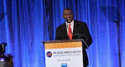 Aliko Dangote at Podium Aliko Dangote at Podium