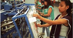 Mexican factory workers Mexican factory workers