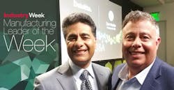 Deloitte global CEO Punit Renjen and HP Inc. president and CEO Dion Weisler, following the announcement of their additive manufacturing alliance. Deloitte global CEO Punit Renjen and HP Inc. president and CEO Dion Weisler, following the announcement of their additive manufacturing alliance.