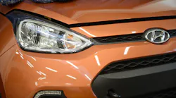 Front left view of Hyundai vehicle