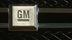 The General Motors logo on a car grille. The General Motors logo on a car grille.
