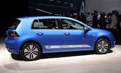 Volkswagen e-Golf electric car Volkswagen e-Golf electric car