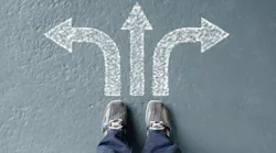 Person trying to make a decision