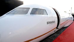 A Bombardier Global 7000 jet. A Bombardier Global 7000 jet.