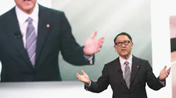 Toyota president Akio Toyoda.