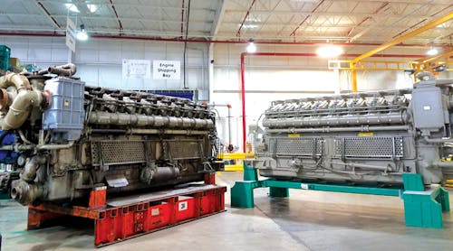 GE remanufactures locomotive diesel engines at its brilliant factory in Grove City, Pa., one of less than a dozen sites around the world where it showcases its newest tech solutions.
