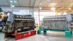 GE remanufactures locomotive diesel engines at its brilliant factory in Grove City, Pa., one of less than a dozen sites around the world where it showcases its newest tech solutions. GE remanufactures locomotive diesel engines at its brilliant factory in Grove City, Pa., one of less than a dozen sites around the world where it showcases its newest tech solutions.