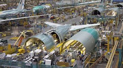 Boeing factory in Washington state