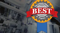 IndustryWeek Best Plants logo on gray background