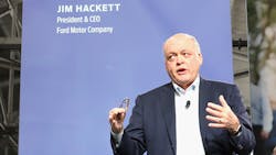 New Ford Motor Company CEO Jim Hackett. New Ford Motor Company CEO Jim Hackett.