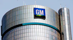 The General Motors headquarters in Detroit.