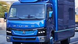 The Daimler Fuso prototype. The Daimler Fuso prototype.