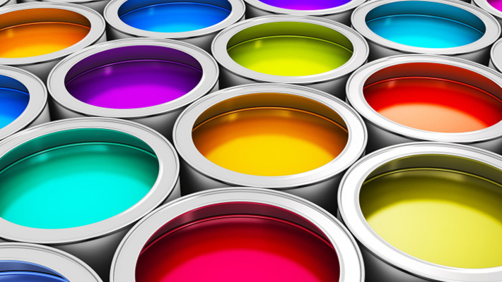 A screen full of full paint cans.