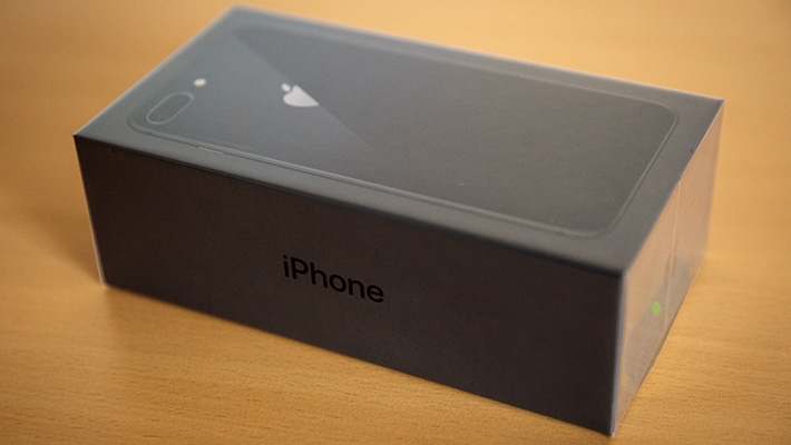 A boxed Apple iPhone X.