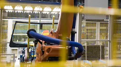 robot in Fuyao glass factory