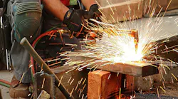 A close-up of a welder in Los Angeles.