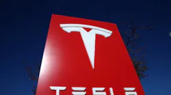 tesla sign
