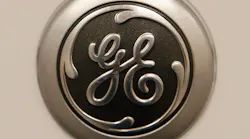 The General Electric logo.