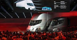Tesla semi truck unveiling Tesla semi truck unveiling