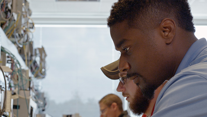 The Rockwell Automation Academy for Advanced Manufacturing in full swing.