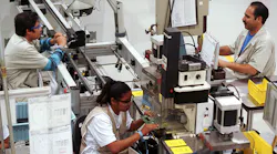 Workers in a maquila in Mexico.