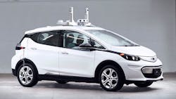 The autonomous Chevrolet Bolt. The autonomous Chevrolet Bolt.