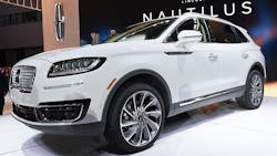 The new 2019 Lincoln Nautilus SUV on display at the Los Angeles Auto Show, just one of numerous new SUVs in a growing field. The new 2019 Lincoln Nautilus SUV on display at the Los Angeles Auto Show, just one of numerous new SUVs in a growing field.