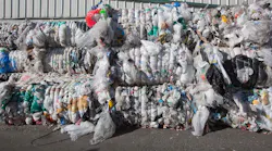 packaged plastic trash