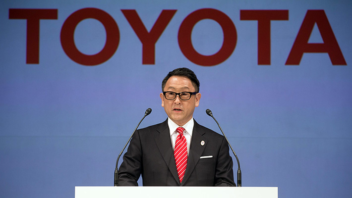 Toyota president Akio Toyoda