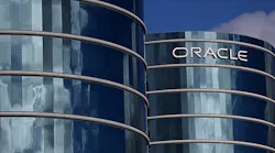 An exterior shot of Oracle headquarters in Redwood City, California.