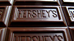 A sheet of Hershey's chocolate.