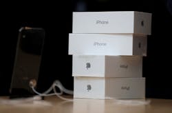 iPhone X boxes stacked iPhone X boxes stacked
