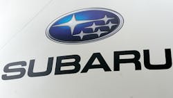 The Subaru logo and wordmark. The Subaru logo and wordmark.