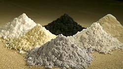 piles of rare earths piles of rare earths