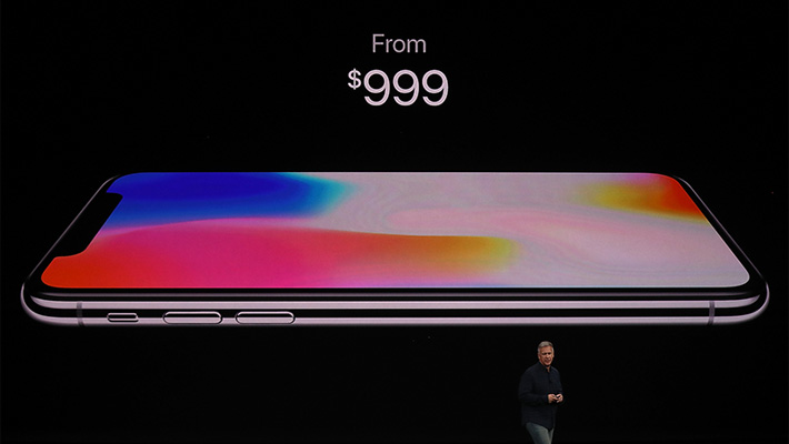 Phil Schiller, the Apple SVP of worldwide marketing, introduces the iPhone X in September.