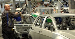 Volkswagen factory in Wolfsburg Volkswagen factory in Wolfsburg