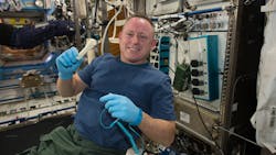 NASA astronaut Barry Wilmore holds a ratchet 3D printed by Made In Space aboard the International Space Station NASA astronaut Barry Wilmore holds a ratchet 3D printed by Made In Space aboard the International Space Station