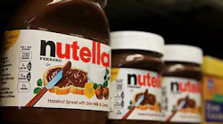3 jars of Nutella on shelf