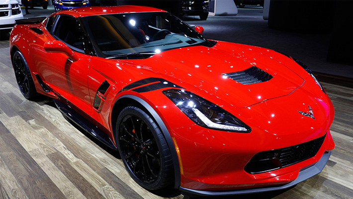 The new Chevrolet Corvette.