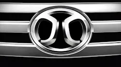 The logo of the Chinese BAIC Group.