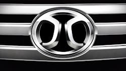 The logo of the Chinese BAIC Group. The logo of the Chinese BAIC Group.