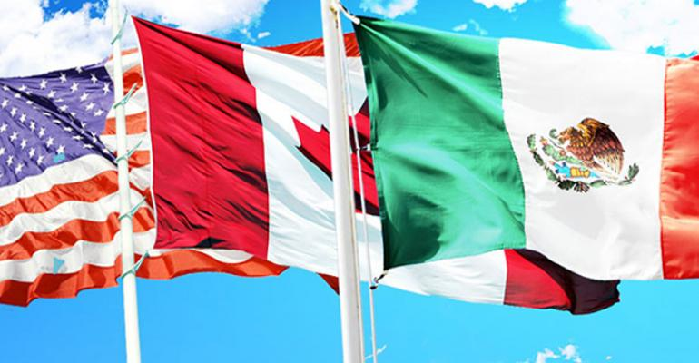 NAFTA Flags
